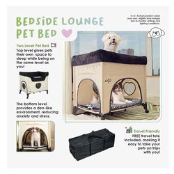 Pet Bedside Lounge Pet Bed $70 NEVER USED