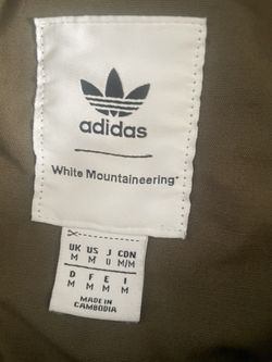 Adidas white mountaineering pullover jacket clearance