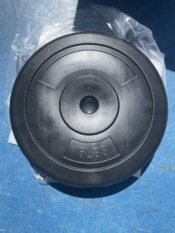 2 - 15 Lbs Weight Plates
