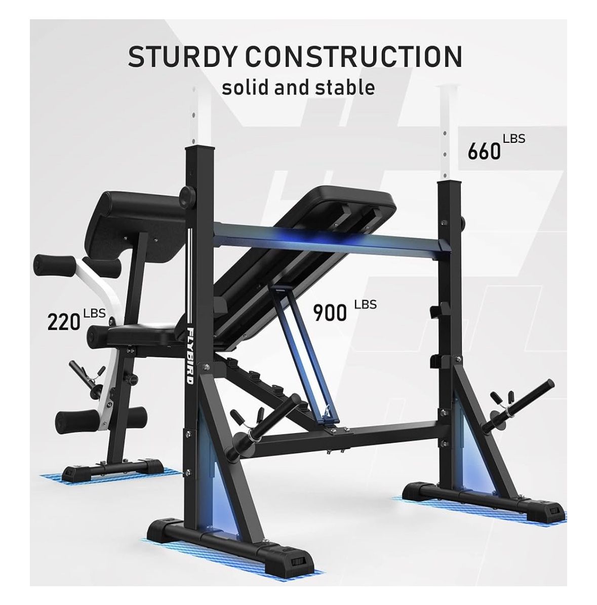 Weight Bench, Bench Press Set