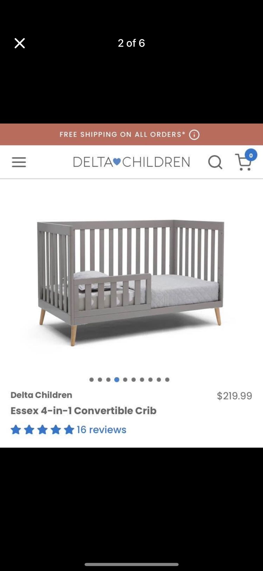 Sorello Baby Crib