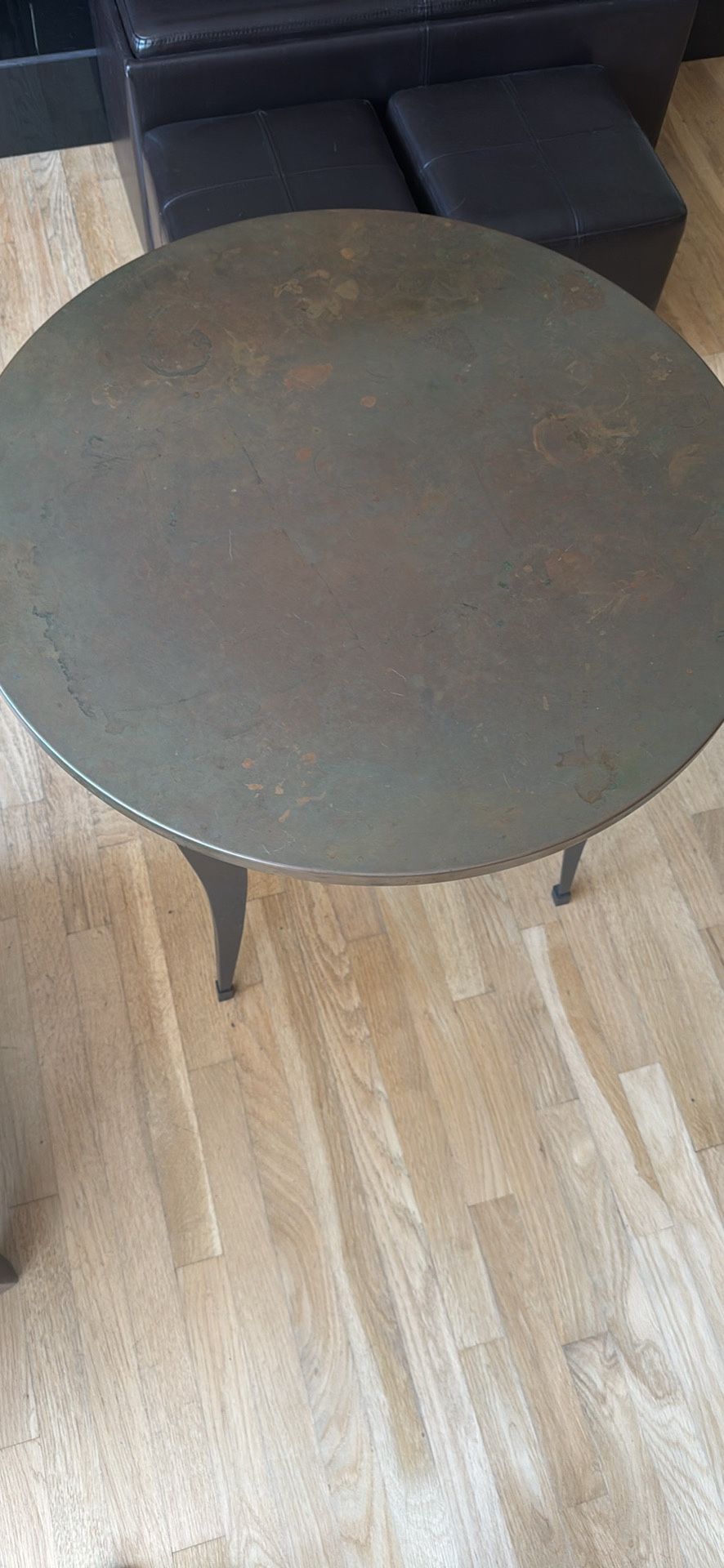 Ethan Allen Copper Top End Table