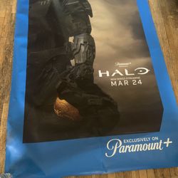 HALO POSTER “70 X 48” Rolled Poster Double Sided 