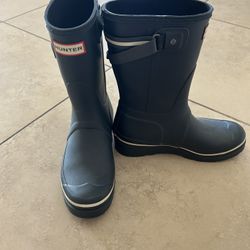 Hunter Rain boots Blue
