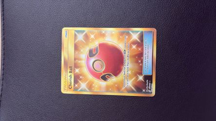 Pokémon TCG Cherish Ball Full Art Secret Rare Holo SM Unified Minds 250/236