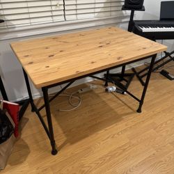 IKEA Natural Open Wood Finish Desk / Table Kullaberg