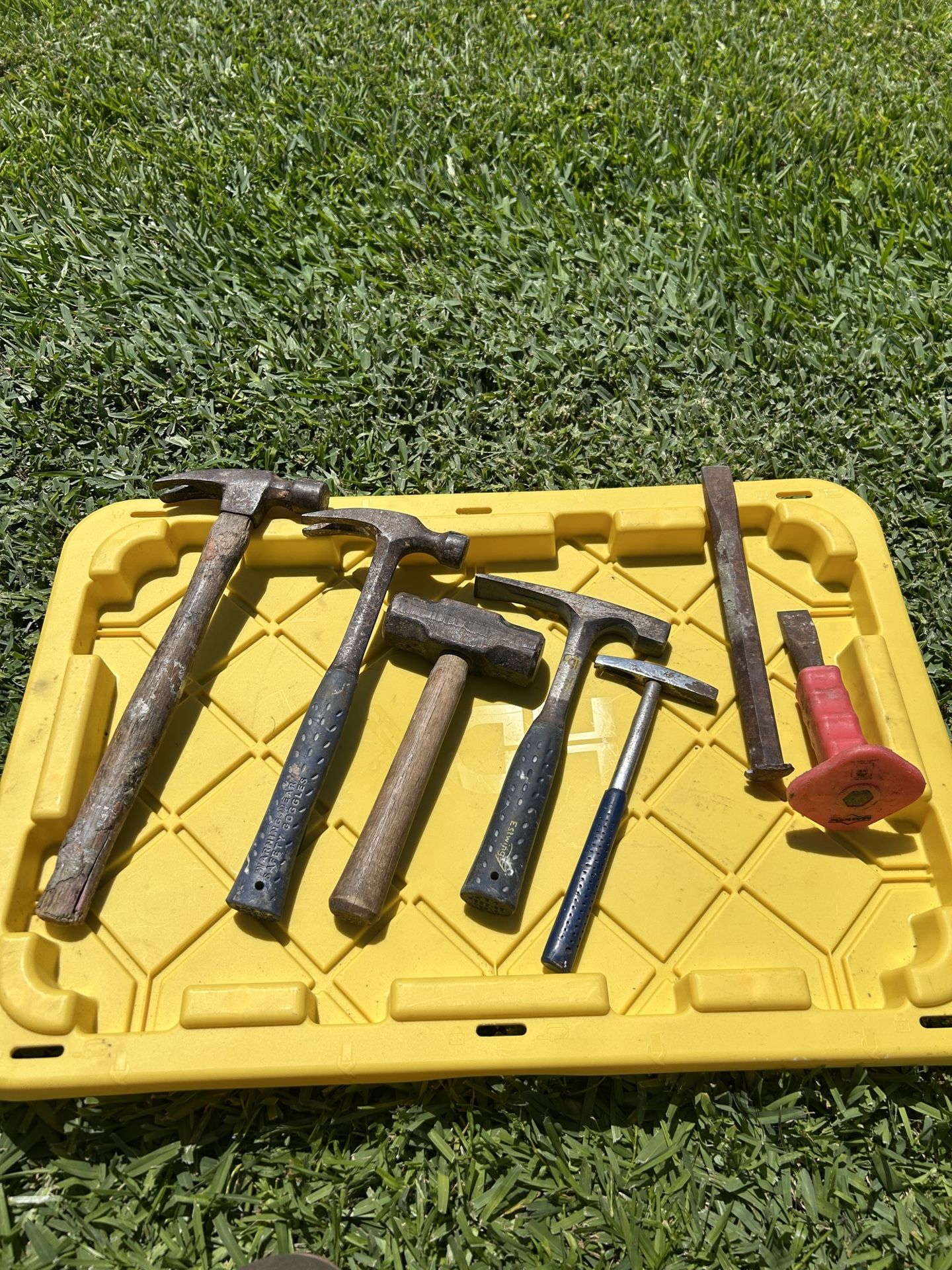 Assorted Hammers & Chisel – Great Condition – $25 for All