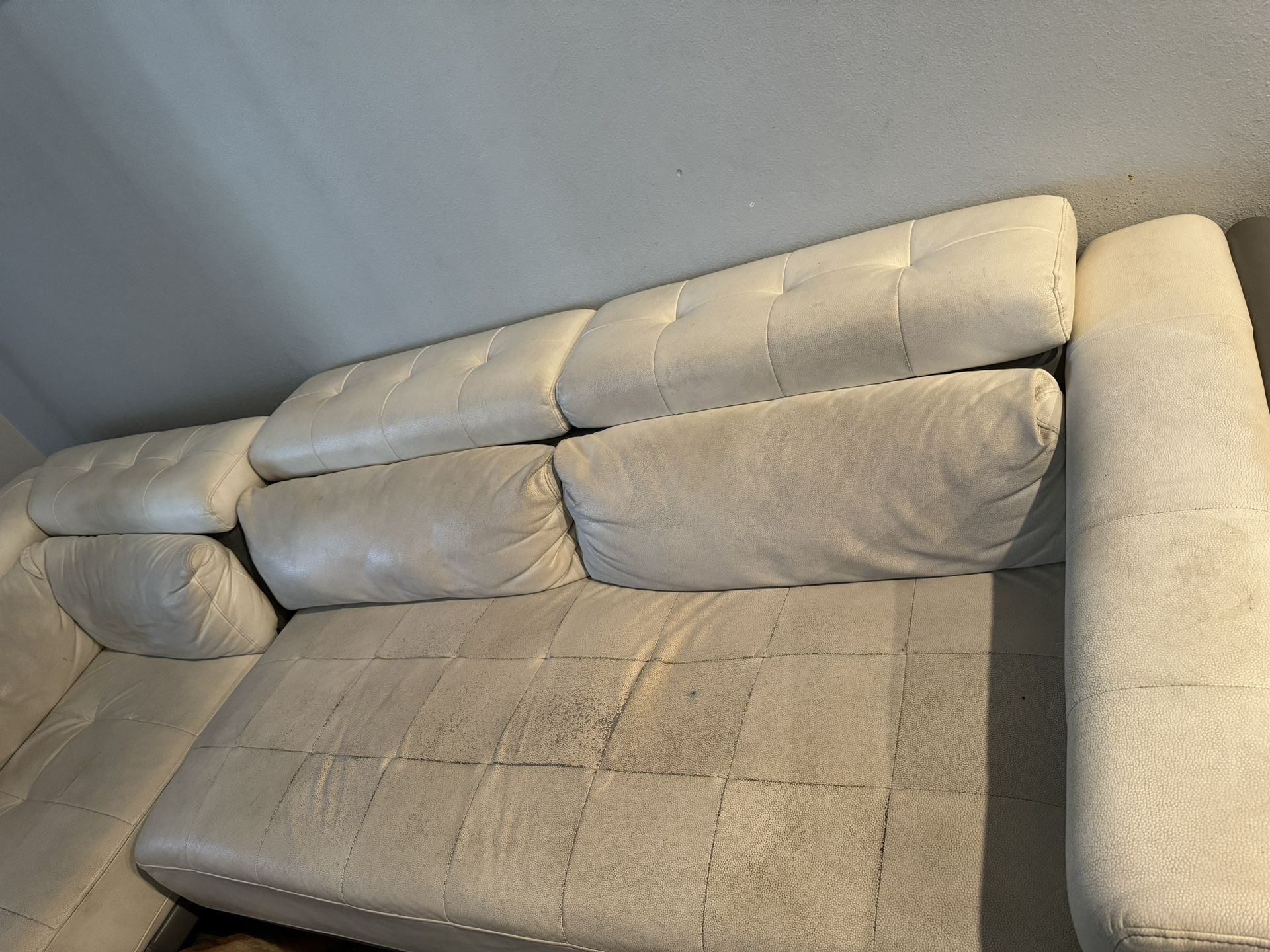 Free White Sectional Couch 