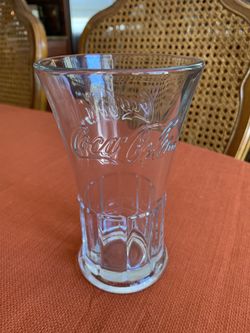 Embossed Coca Cola Glasses