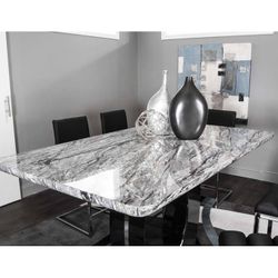 Granite Look Modern Dining Table And Chairs Set For Sale