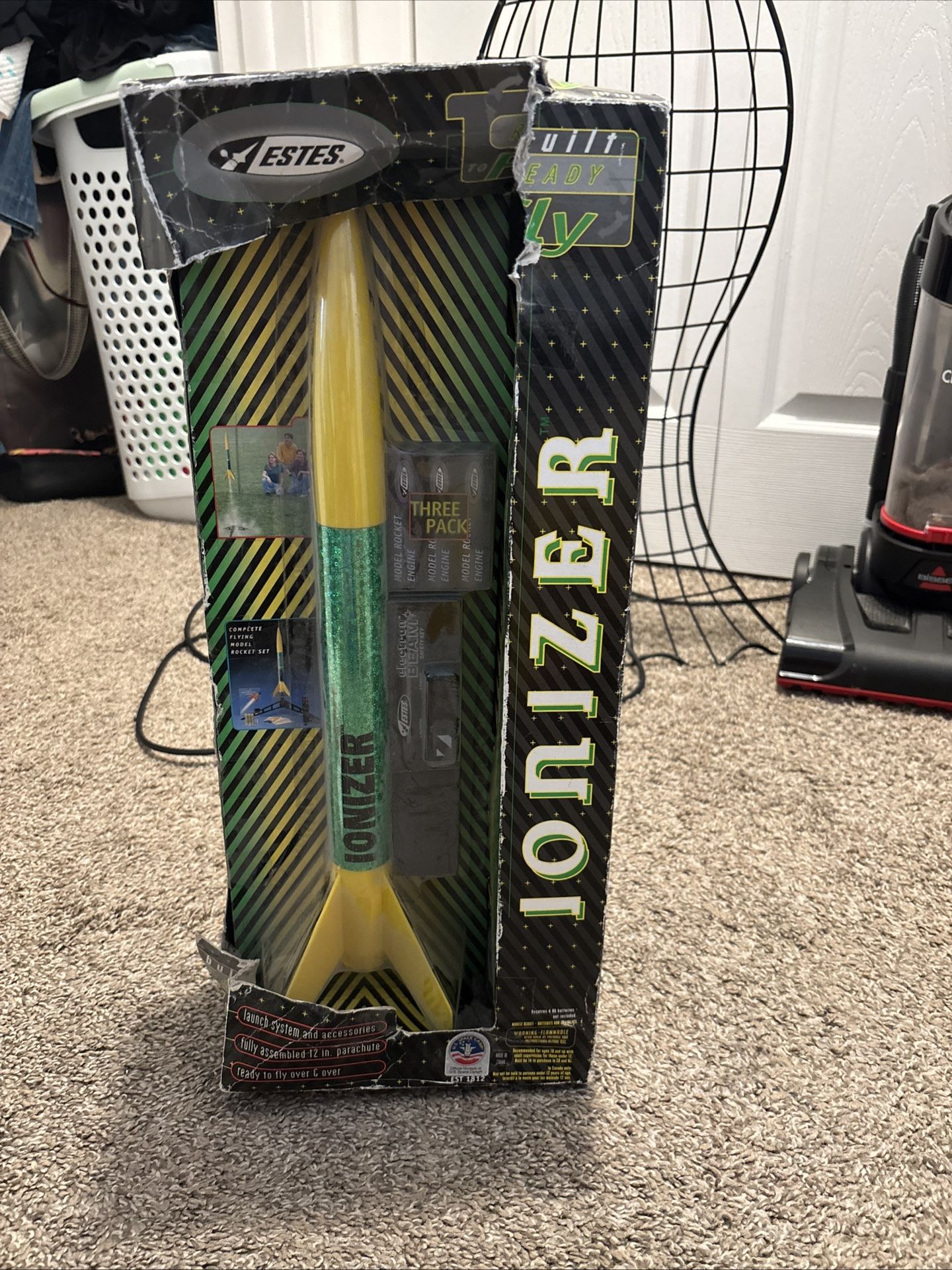 ionizer Belt Ready To Fly Complete Flying Model Rocket Set