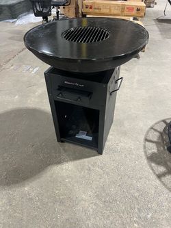 MASTER COOK 28" Charcoal Grill, Fire Pit and BBQ Combo for Outdoor Cooking Backyard Parties Camping, Round $140 🔥🔥🔥Second Location : Sweet Home Pr