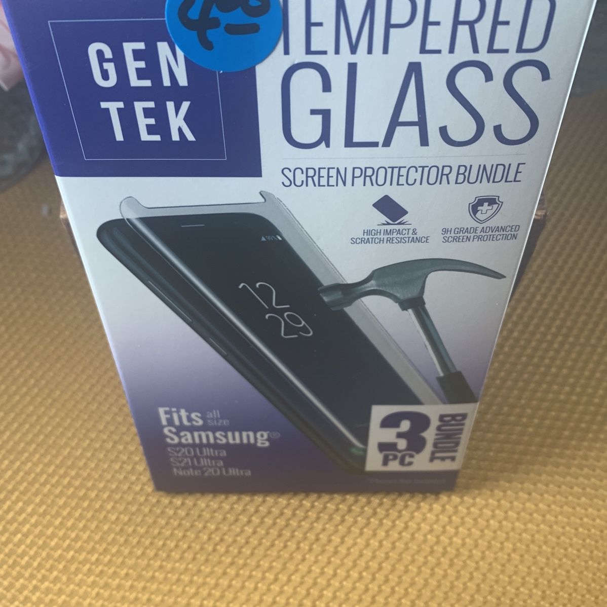 Gen Tek Tempered Glass Screen Protector Bundle