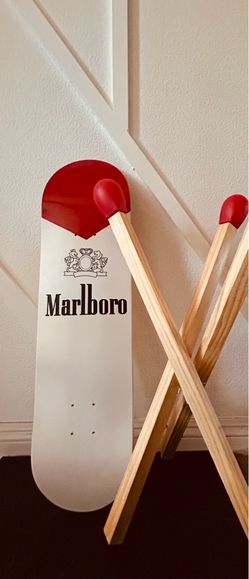Marlboro skateboard custom