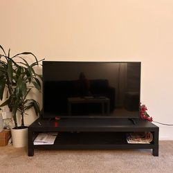 58” Roku Tv + Ikea TV stand