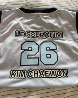 LE SSERAFIM pureflow tour 2026 kim chaewon jersey size L XL