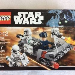 LEGO Star Wars First Order Transport Speeder Battle Pack 75166 Buildin 