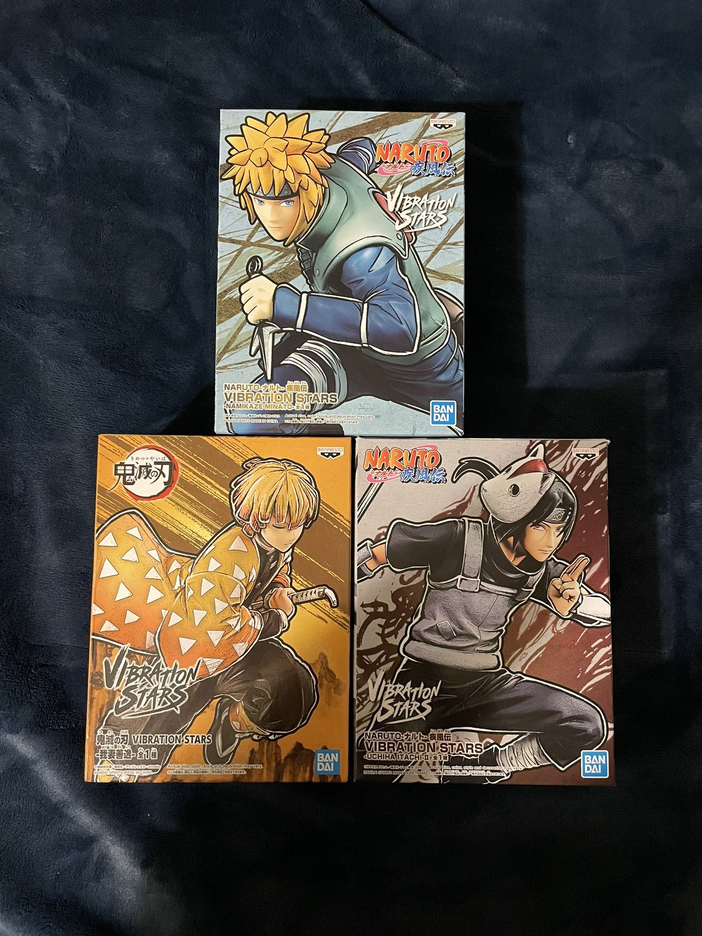 Bundle of 3 Banpresto Vibration Stars Figures