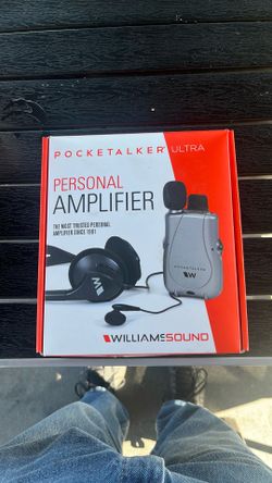 Pocketalker ultra personal amplifier