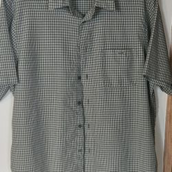 XL MENS GEORGE  GREY DRESS SHIRT 
