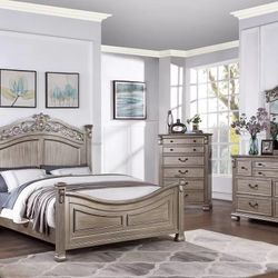 Queen Size Bed Frame  / Mattress Included.      ❇️    Cama Queen Size  / Colchon Incluido