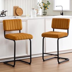 24 Inch Counter Bar Stools Set of 2