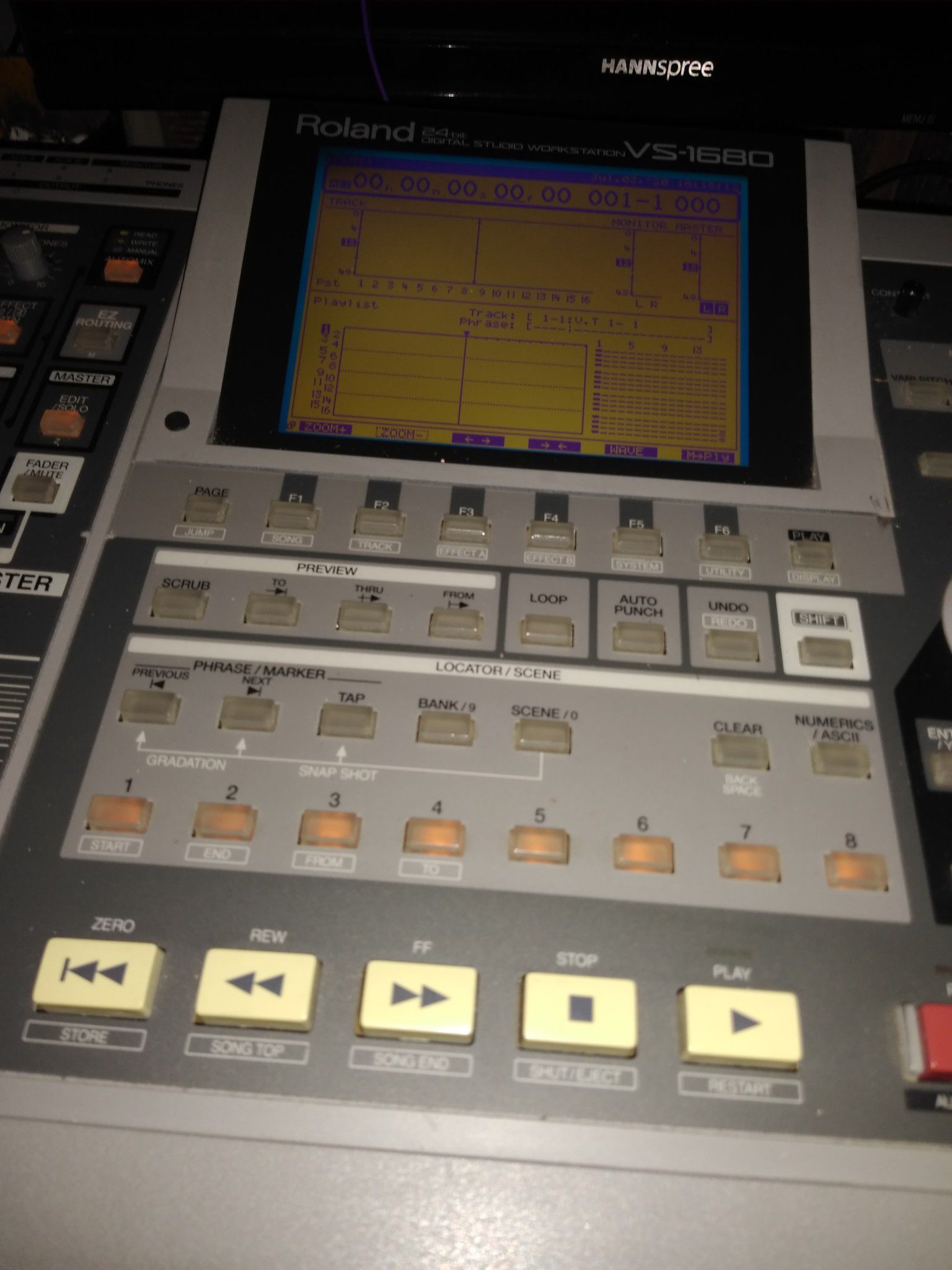 Interface mixer recording portastudio