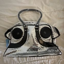 Collectible High Fidelity Speaker Bag - Brand New, Battery-Powered with Built-In Amplifier