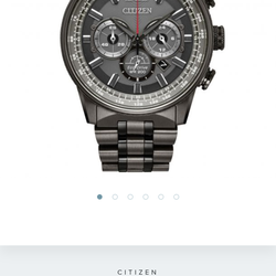 Men's Citizen Eco-Drive Nighthawk Grey watch