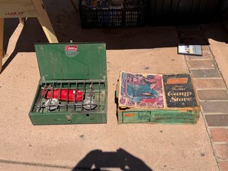 Coleman camping stove