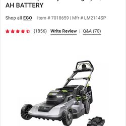 Ez Go Electric Lawn Mower
