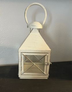 Pier 1 Lantern. Home decor / Candle Holder.