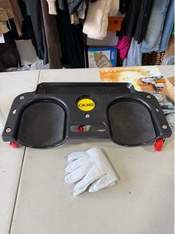 Rolling Knee Creeper/Pads ABS High-Impact Frame with 5 Swivel Castors, Tool Tray Holder