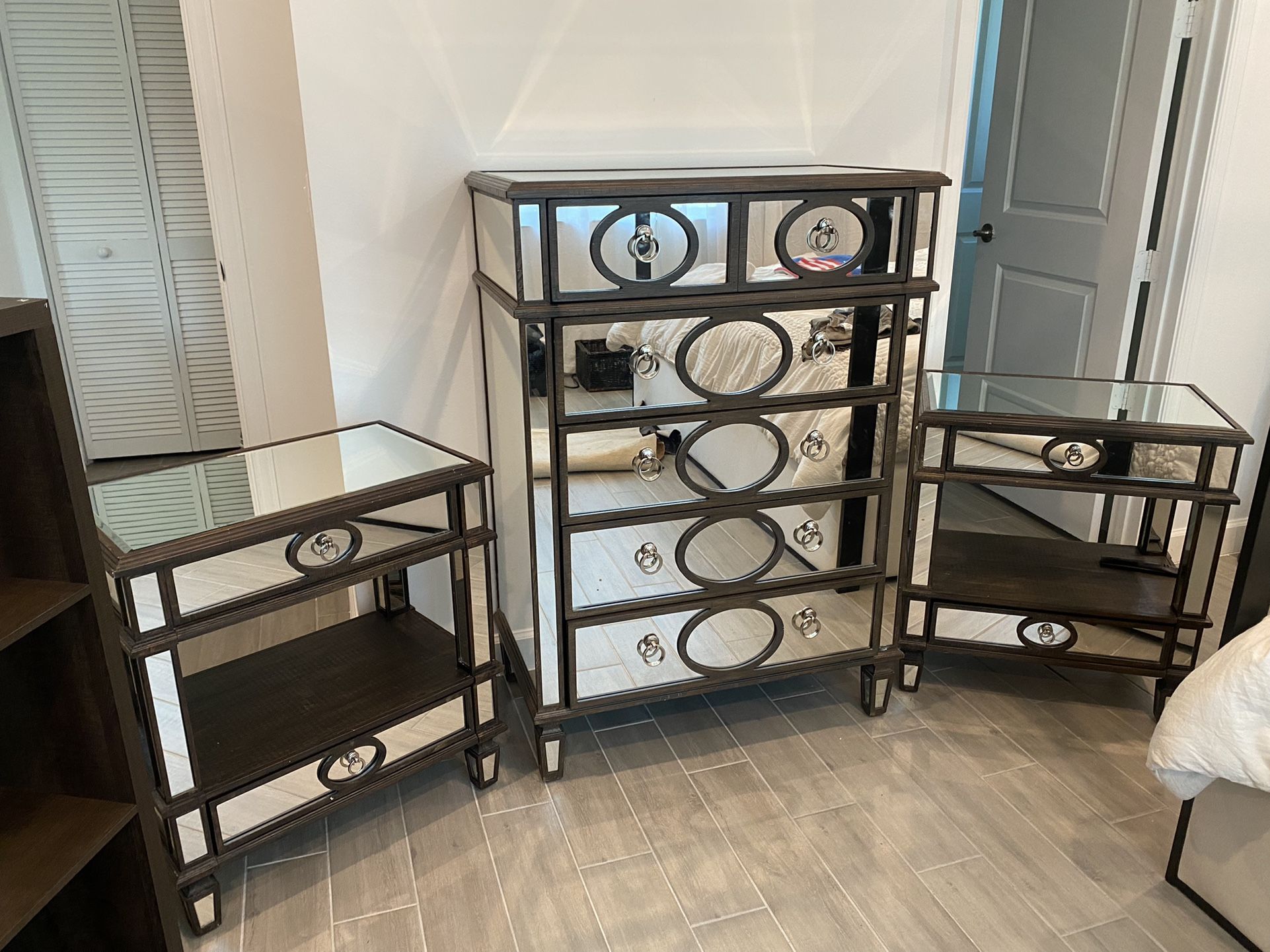 Dresser, Nightstands and Cabinet 