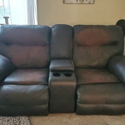 Free Double Recliner With Cup Holders