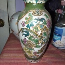 Beautiful Japanese Hand PaintedPorcelain Vaces
