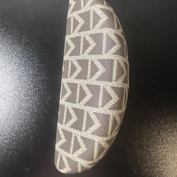 Michael Kors Logo Orange Brown Sunglasses Eyeglasses Hard Case