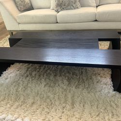 Coffee Table | Ebony Matte Finish (Matching Console Table available)