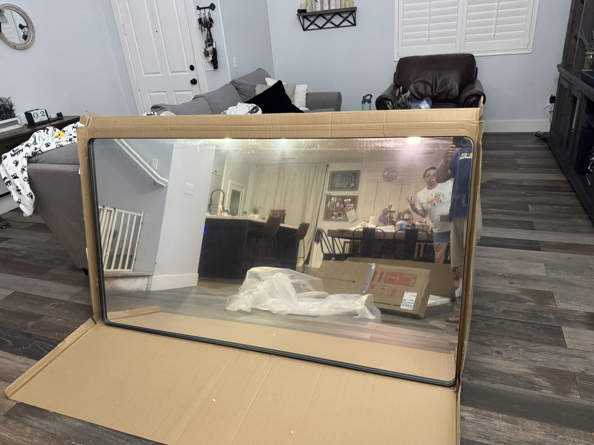 Giant Mirror Bought On Amazon
