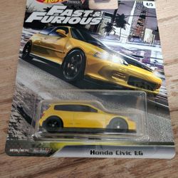 Hot Wheels Fast And Furious Civic Eg 