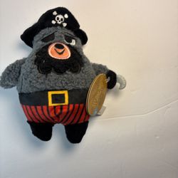 Barkbox Super Chewer Barkbear the Pirate Ball Dog Toy NEW