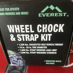 Wheels Chock& Strap Kit 