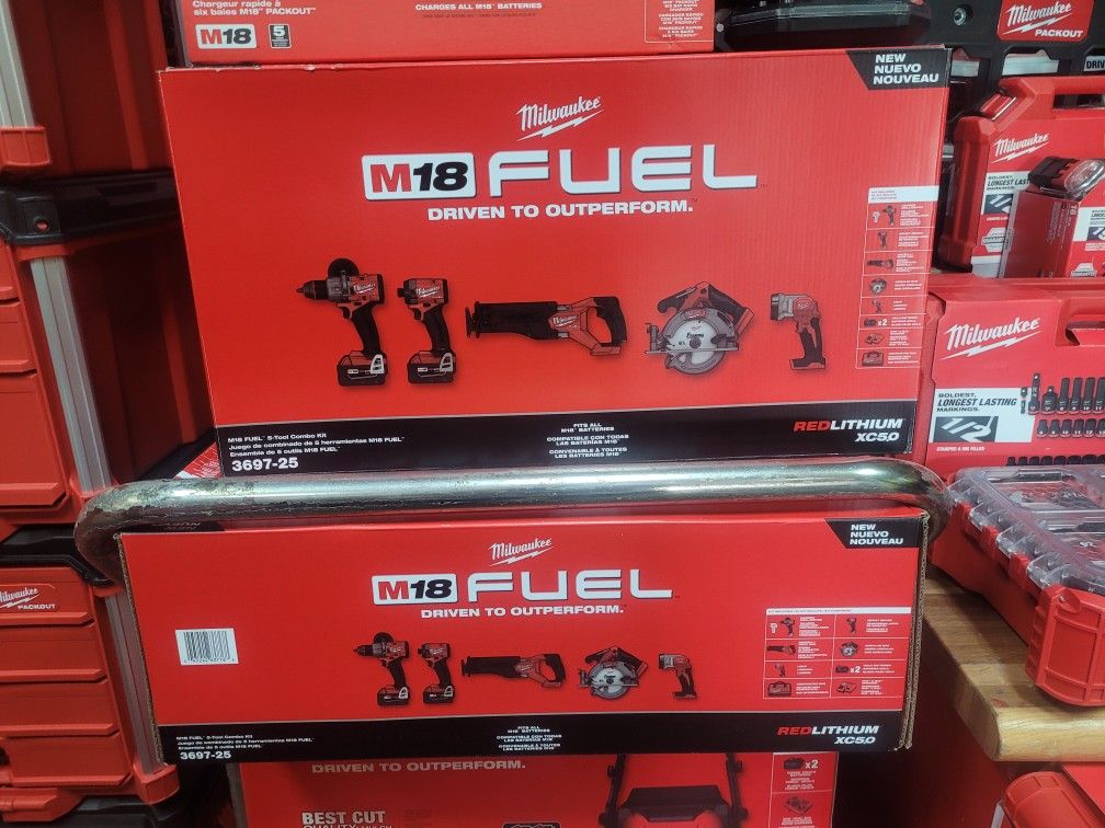 MILWAUKEE M18 FUEL 5 PC COMBO KIT