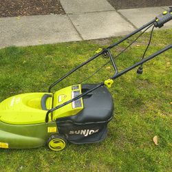 Sun Joe Electric Lawn Mower With Bag