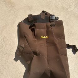Cabelas Neoprene Chest Waders Size  (11)
