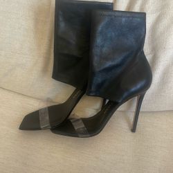 Stuart Weitzman Clear Strap Heels - Size [9 Women’s]