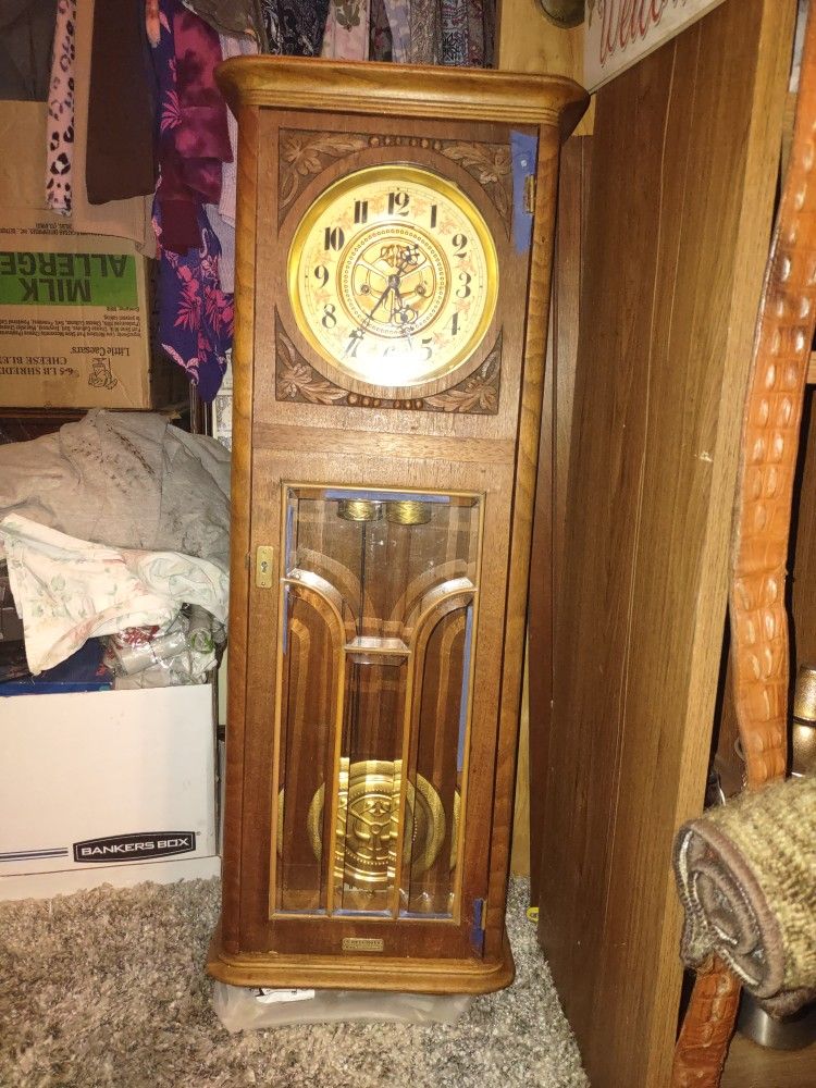 antique grand father clock