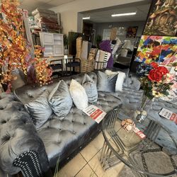 Brand New Grey Sectional Sofa 