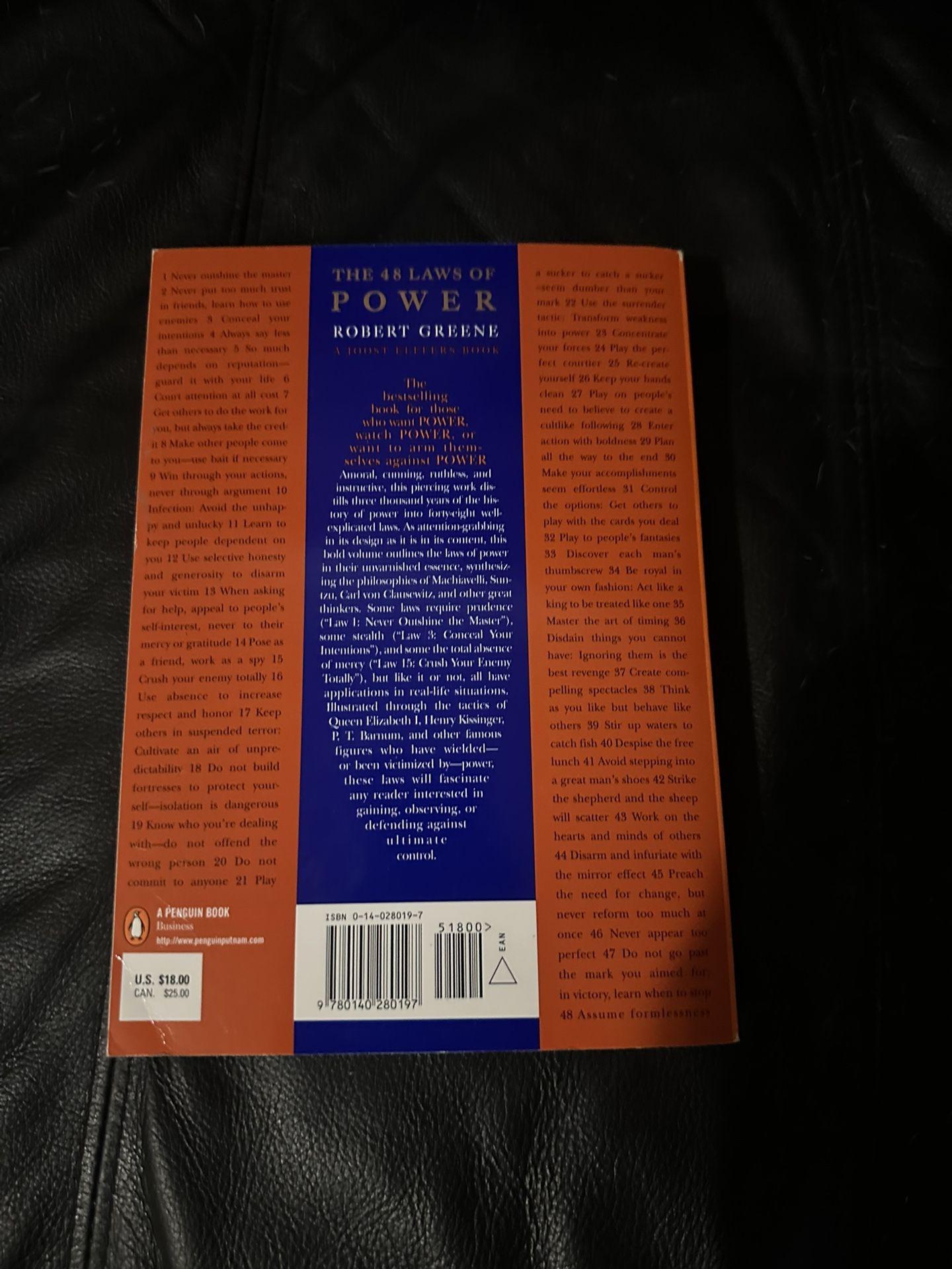 Book 48 Laws of Power