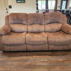 Brown Micro Suede Sleeper Sofa